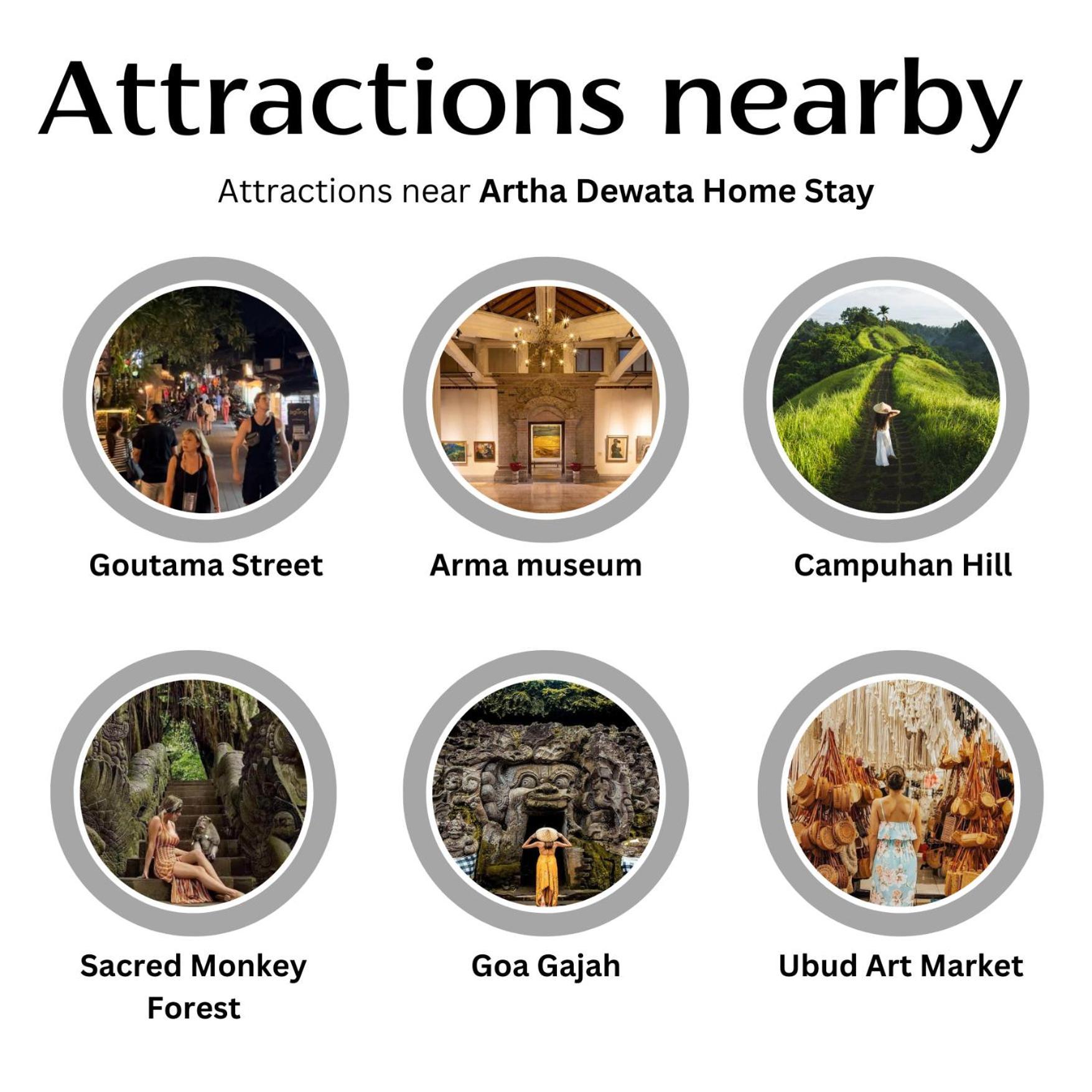 Artha Dewata Home Stay Убуд Экстерьер фото